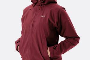 Куртка Rab Downpour Eco Jacket Women's 14 Бордовый