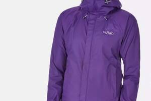 Куртка Rab Downpour Jacket wmns 10 Светло-Фиолетовый