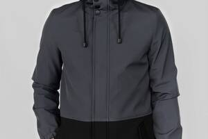 Куртка softshell Intruder 'Citizen' S Серо-черная (1605115828 )