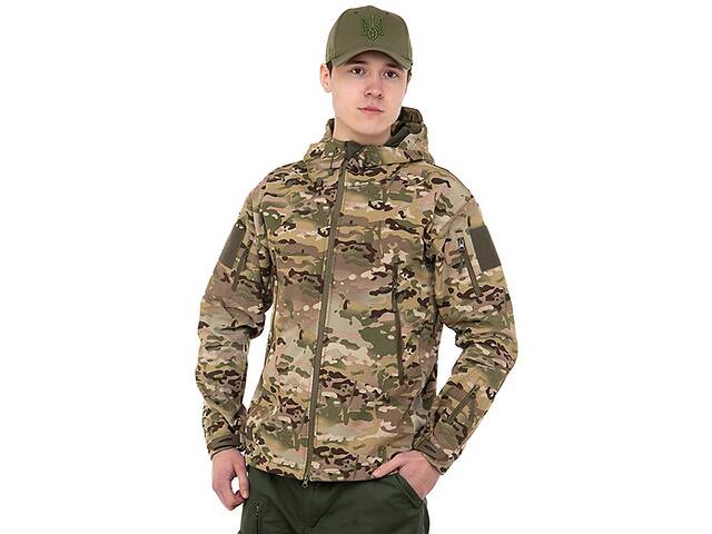 Куртка тактическая флисовая FDSO TY-7491 3XL Камуфляж (06508421)