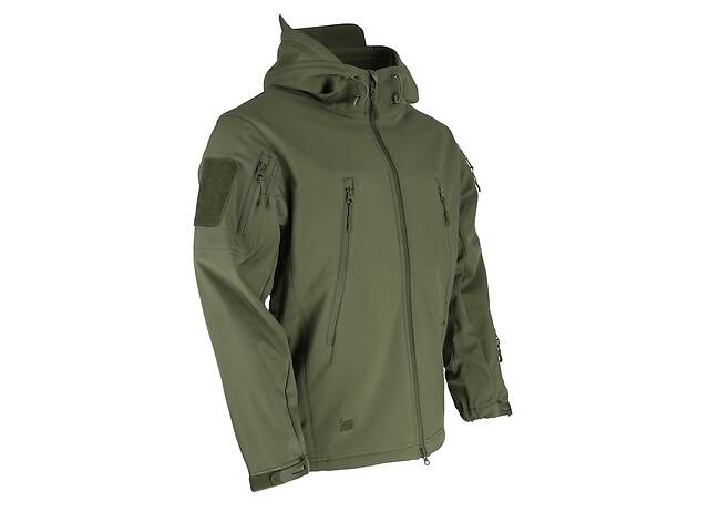 Куртка тактическая Kombat UK Patriot Soft Shell Jacket M Оливковый (1000-kb-pssj-olgr-m)