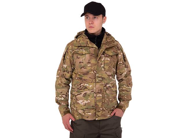 Куртка тактическая с отдельной флисовой подстежкой SP-Sport ZK-25 XL Камуфляж Multicam