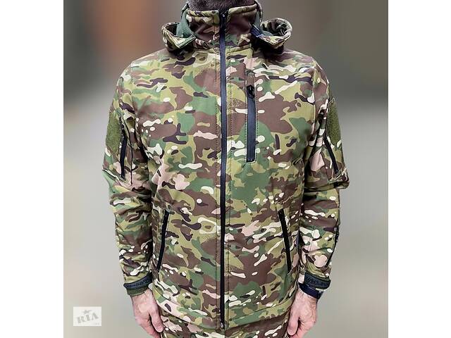 Куртка тактическая Special, Softshell, Мультикам, размер M, демисезонная флисовая куртка для военных софтшелл