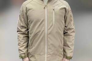 Куртка тактическая WOLFTRAP Softshell, цвет Койот, размер L, зимняя мужская куртка софтшелл для военных Купи