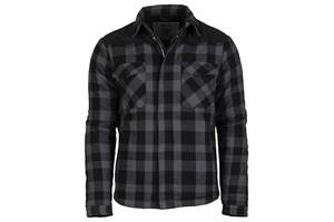 Куртка в стиле дровосека черный серый 10370508 Mil-Tec Lumber Jacket размер L