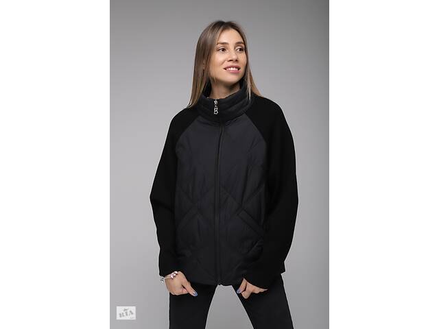 Куртка женская Button 66-718 2XL Черный (2000989400332)