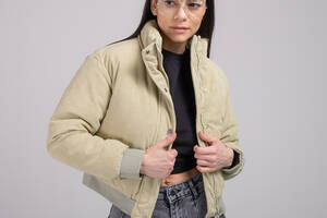 Куртка женская демисезонная 200215 р.42 Fashion Салатовый