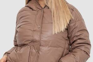 Куртка женская демисезонная экокожа Ager 214R729 L Мокко