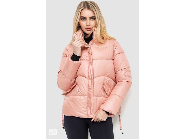 Куртка женская демисезонная отднотонная светло-розовый 235R2035 Ager L