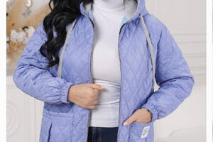 Куртка женская демисезонная Sofia HP-6453 Голубой 48-50