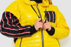 Куртка женская демисезонная желтый 102R5222 Ager 4XL-5XL