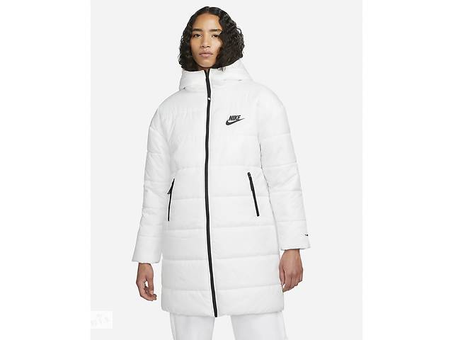 Куртка женская Nike Sportswear Therma-Fit Repel Women's Synthetic-Fill Hooded Jacket (DX1798-121) XS Белый