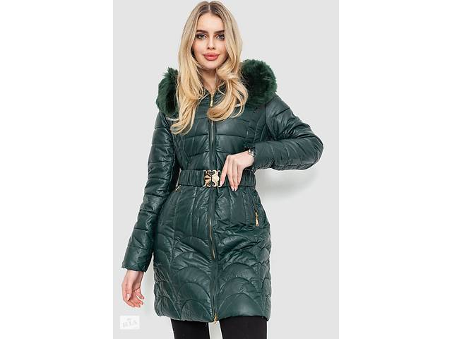 Куртка женская зимняя темно-зеленый 244R709 Ager M