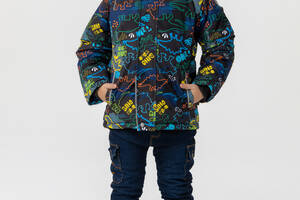 Куртка зимняя для мальчика Snowgenius H33-041 92 см Темно-синий (2000989628484)