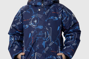 Куртка зимняя для мальчика Snowgenius H35-021 104 см Темно-синий (2000990062581)
