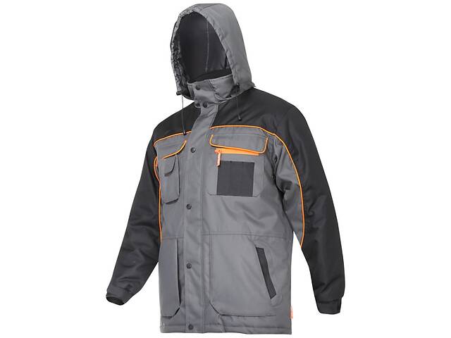 Куртка зимняя Lahti Pro 40929 2XL Серо-черная