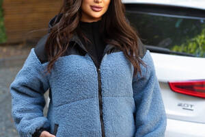 Куртка зимняя женская Sofia HP-6663 Синий 50-52