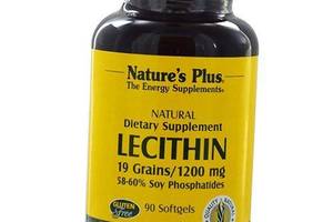 Lecithin 1200 Nature's Plus 90гелкапс (72375001)
