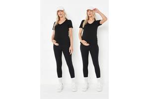 Леггинсы Missguided WXMT111469 38 2 пары Черный