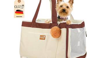Легкая складная сумка для собак Clever Live с одеялом для маленьких и средних домашних животных