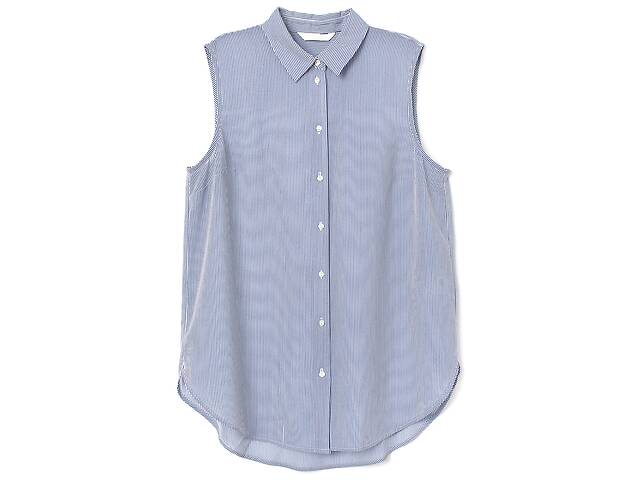 Летняя блуза HM в полоску 34 Синяя