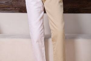 Летние женские джинсы МОМ бело-бежевого цвета 164R426 Ager 36
