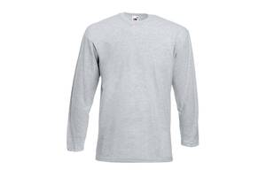 Лонгслив Fruit of the Loom Valueweight long sleeve 4XL Серо-лиловый (0610380944XL)