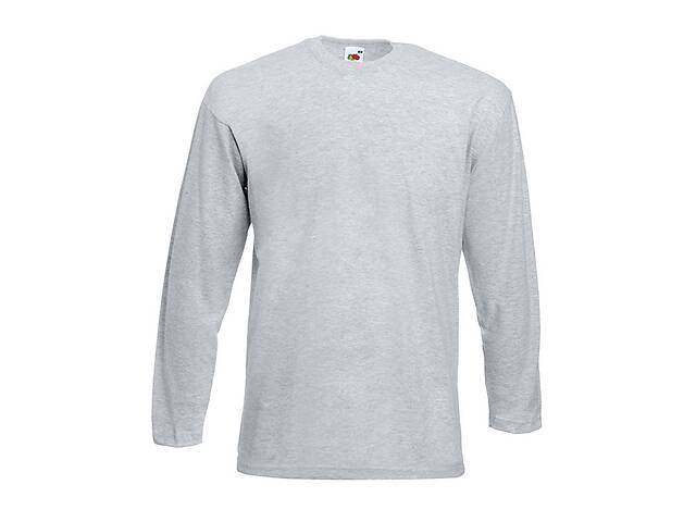 Лонгслив Fruit of the Loom Valueweight long sleeve 4XL Серо-лиловый (0610380944XL)