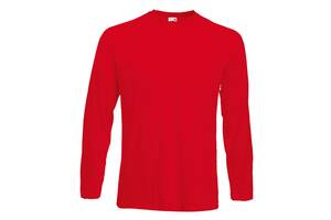 Лонгслив Fruit of the Loom Valueweight long sleeve L Красный (061038040L)