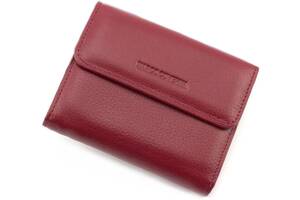 Маленький кожаный кошелек для девушек Marco Coverna MC-2047A-7 (JZ6652) бордовый