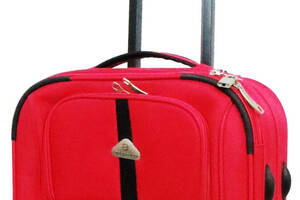 Малый тканевый чемодан 31L Enrico Benetti Chicago красный