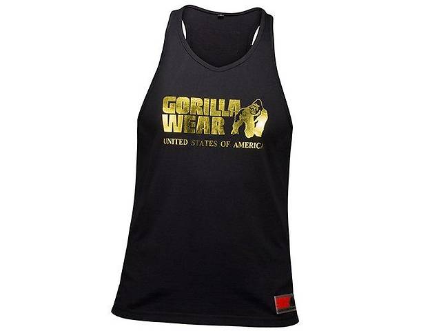 Майка Classic Gorilla Wear 3XL Черно-золотой (06369036)