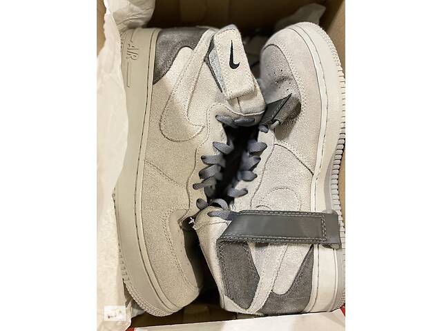 Men's Nike Air Force 1 mid-grey colour