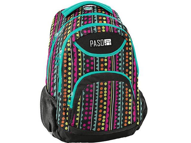Молодежный рюкзак PASO 18-2708YO 22L Разноцветный