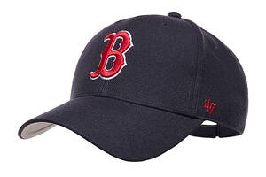 Мужская Бейсболка 47 Brand MLB BOSTON RED SOX Черный One size (7dB-MVP02WBV-HM One size)
