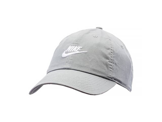 Мужская Бейсболка Nike U NSW H86 FUTURA WASH CAP Серый One size (7d913011-073 One size)