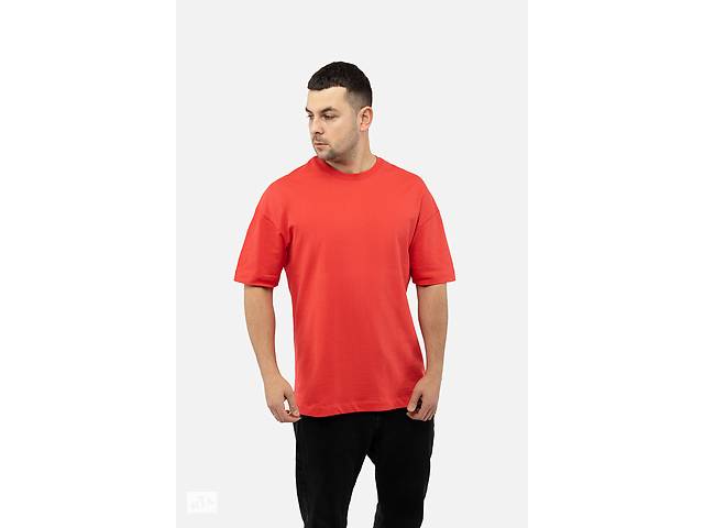 Мужская футболка L красный Figo ЦБ-00241588