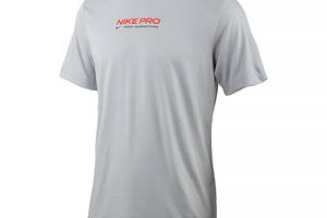 Мужская Футболка Nike M NK DF TEE DB NK PRO 2 Серый S (DM5677-077 S)