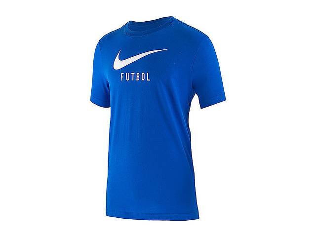 Мужская Футболка Nike M NK SWSH FTBL SCCR TEE Синий S (DH3890-480 S)