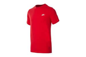 Мужская Футболка Nike M NSW CLUB TEE Вишневый 2XL (7dAR4997-657 2XL)