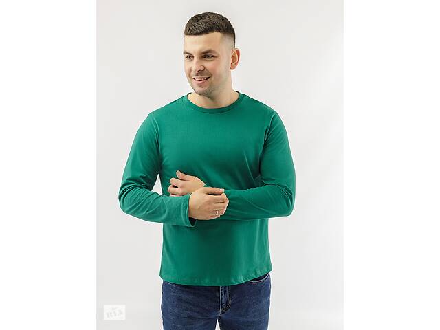 Мужская футболка с длинным рукавом M темно-зеленый Yuki ЦБ-00226120
