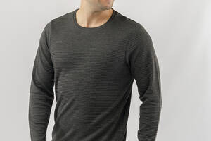 Мужская футболка с длинным рукавом S темно-серый Figo ЦБ-00227210