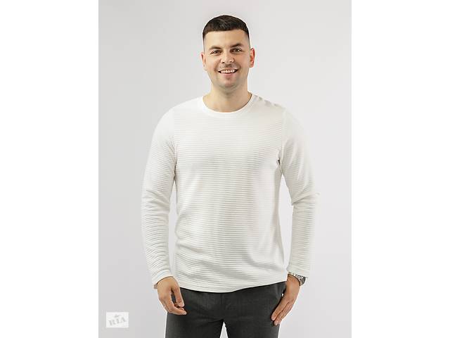 Мужская футболка с длинным рукавом XL белый Figo ЦБ-00227211