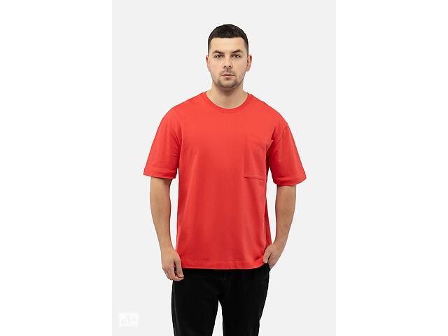 Мужская футболка XL красный Figo ЦБ-00241587