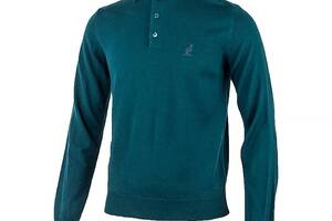 Мужская Кофта AUSTRALIAN Sweater Polo Neck Бирюзовый 2XL (LSUMA0013-320 2XL)