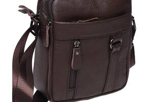 Мужская кожаная сумка Borsa Leather K11169a-brown