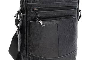 Мужская кожаная сумка Keizer K1133bl-black