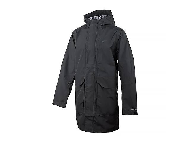Мужская Куртка Nike M NSW SFADV SHELL HD PARKA Черный L (DM5497-010 L)
