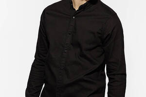 Мужская рубашка L черный Figo ЦБ-00213562
