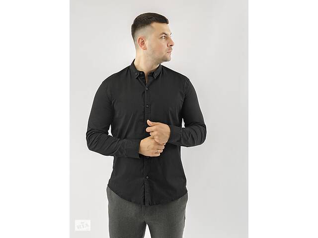 Мужская рубашка L черный GPORT ЦБ-00213593